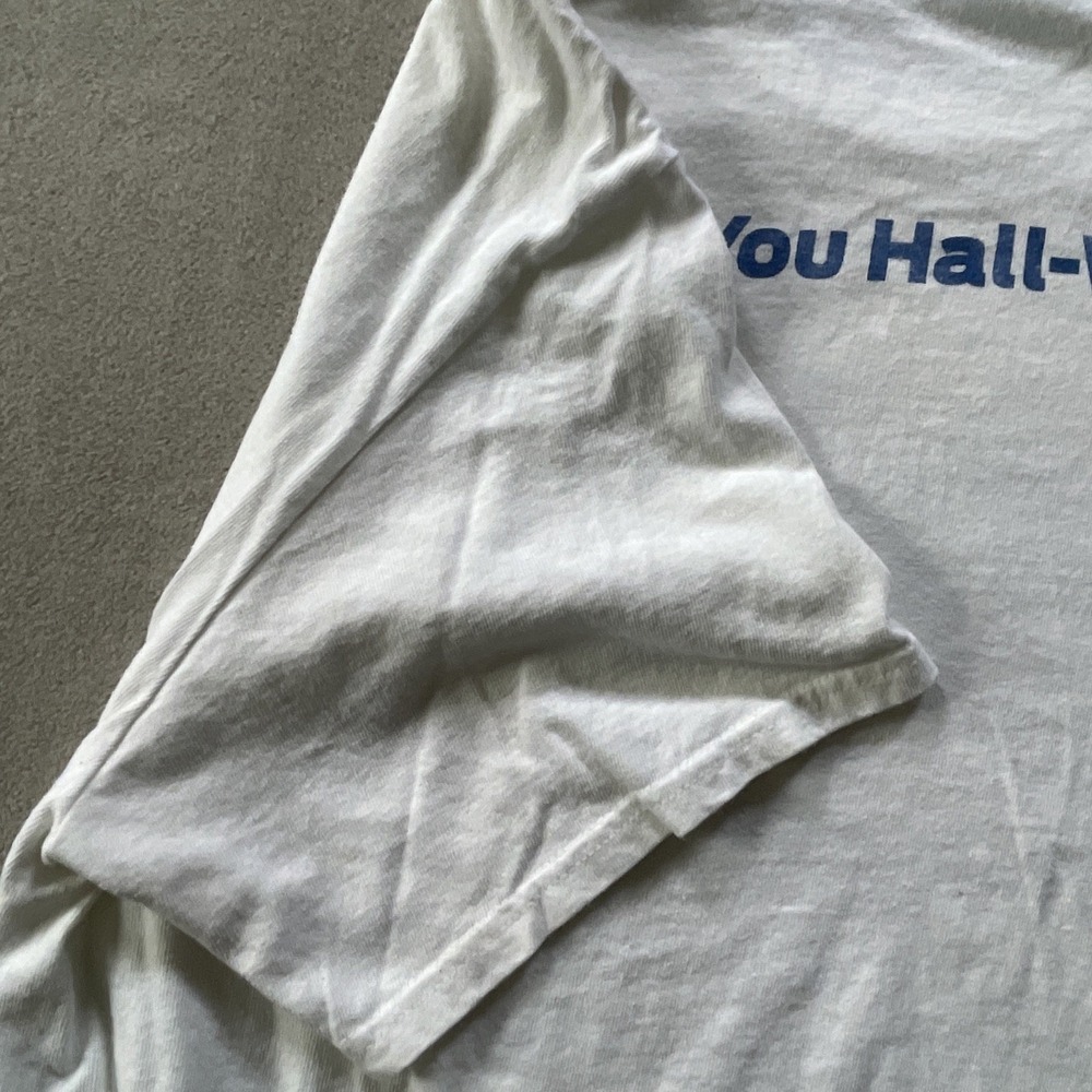 Delta Mens Large T-Shirt White Ford Hall of Fans NASCAR Graphic Tee Short Sleeve - Picture 7 of 13